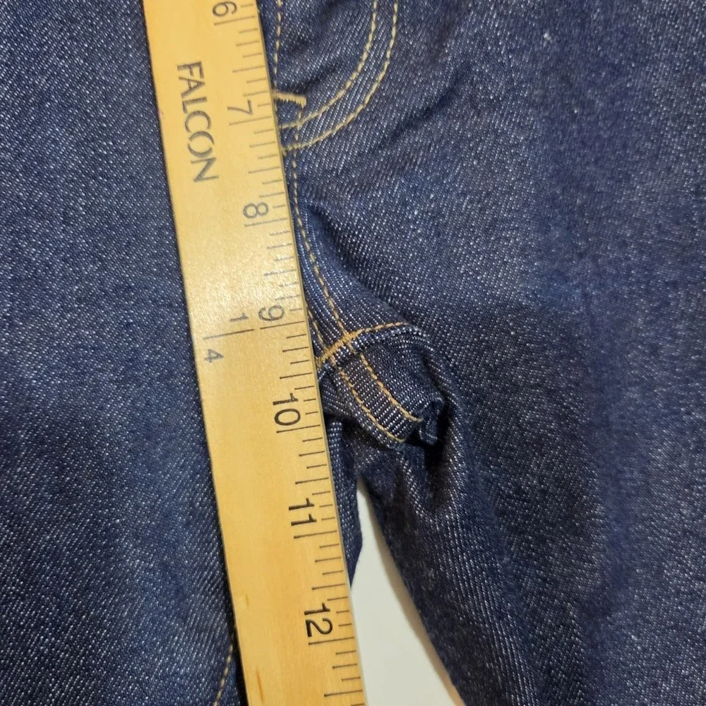 Uniqlo Kaihara Selvedge Japanese Slim Straight Denim Blue Jeans Mens 35X34